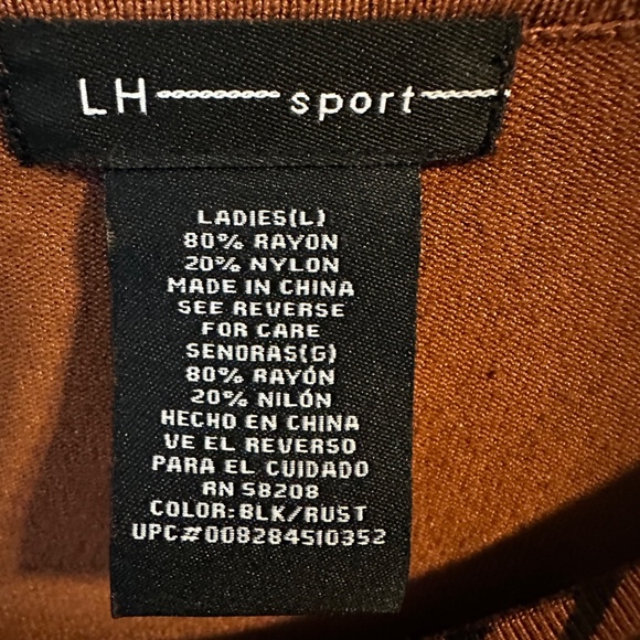 LH Sport lightweight cheetah print sweater - Picture 2 of 3